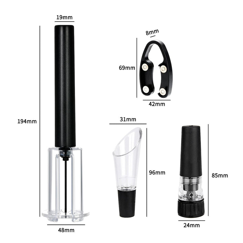 Kit Abridor de Vinho à Vácuo - Pump Wine